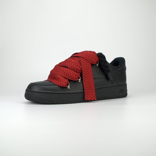 AF1 Noir | Lanvin Corde Forces Rouge