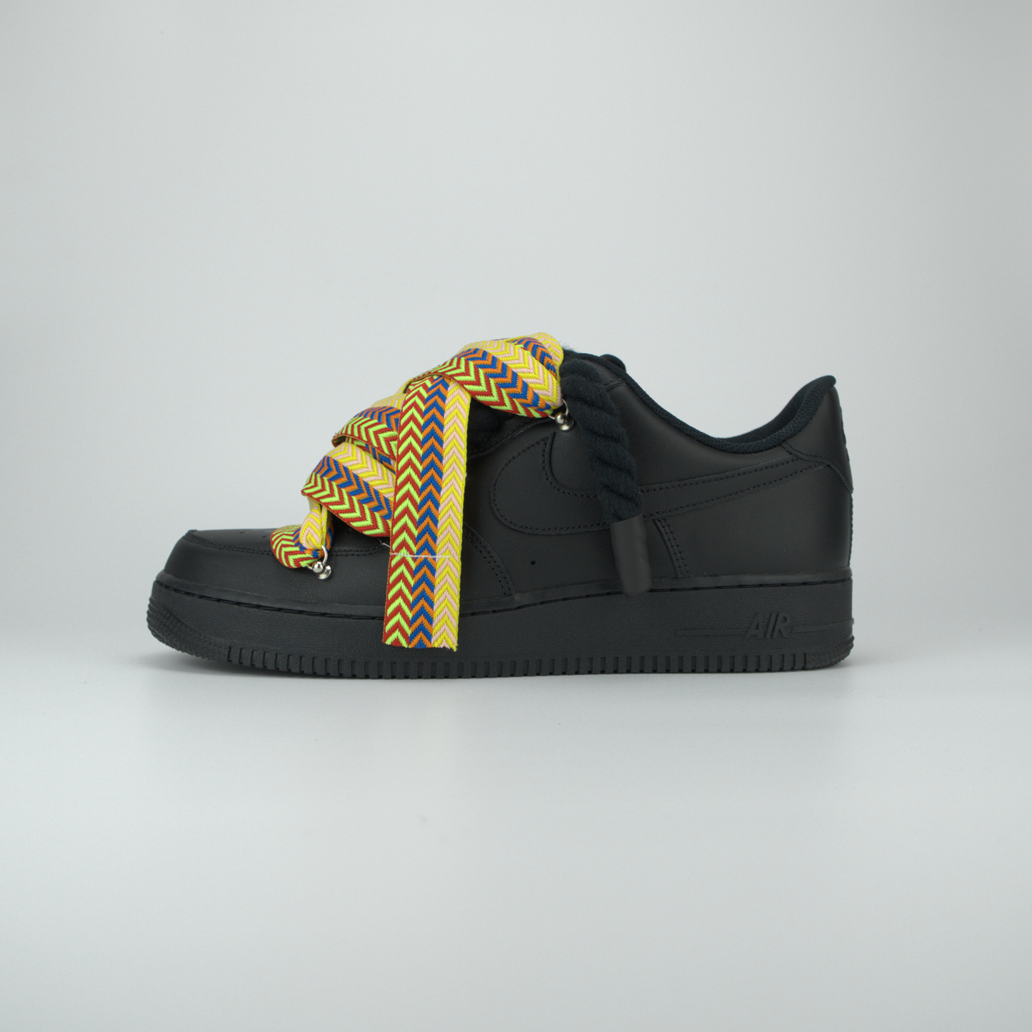 AF1 Black | Lanvin Yellow Rope Forces