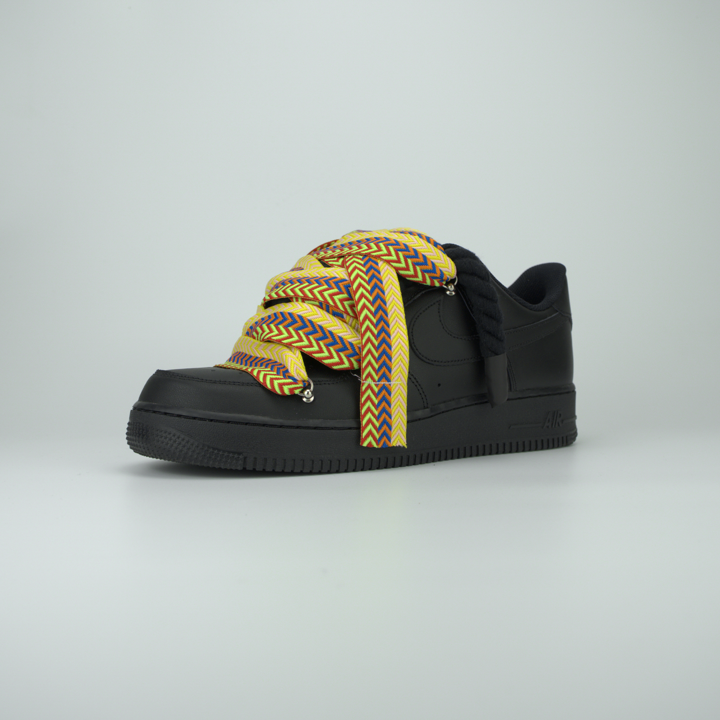 AF1 Black | Lanvin Yellow Rope Forces