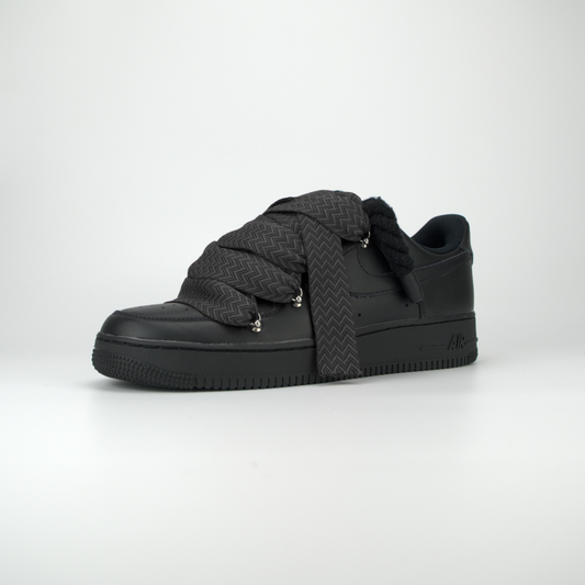 AF1 Black | Black Lanvin Rope Forces