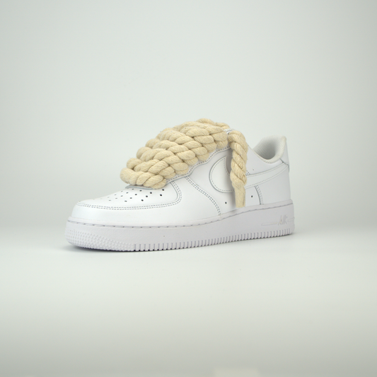 AF1 Blanc | Corde Forces Beige