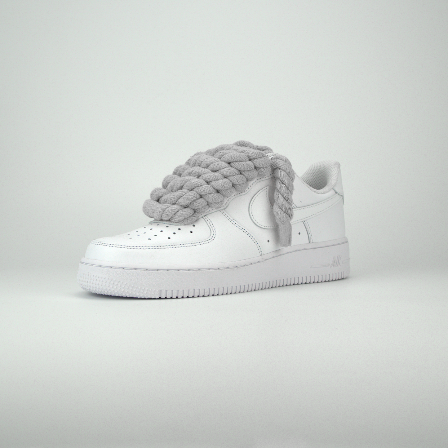 AF1 Blanc | Corde Forces Gris