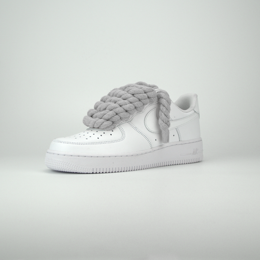 AF1 White | Rope Forces Grau