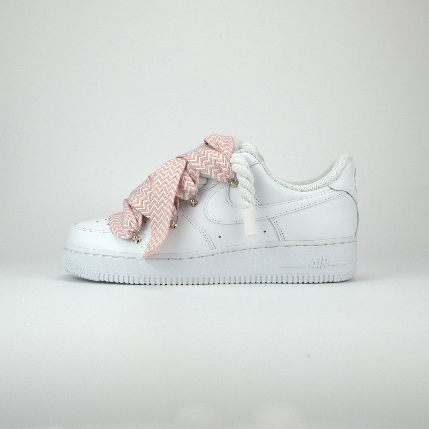 AF1 White | Lanvin Rosa Rope Forces