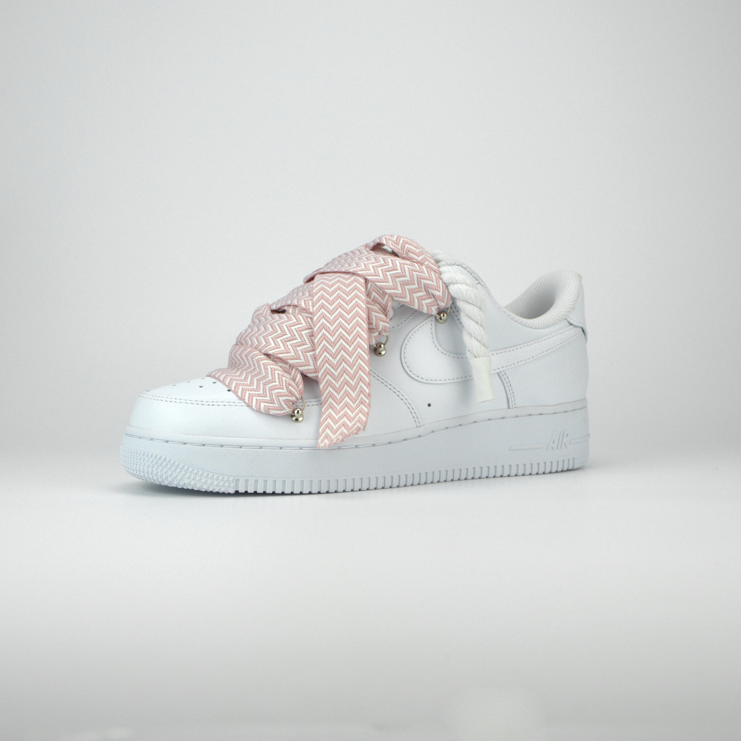 AF1 White | Lanvin Rosa Rope Forces