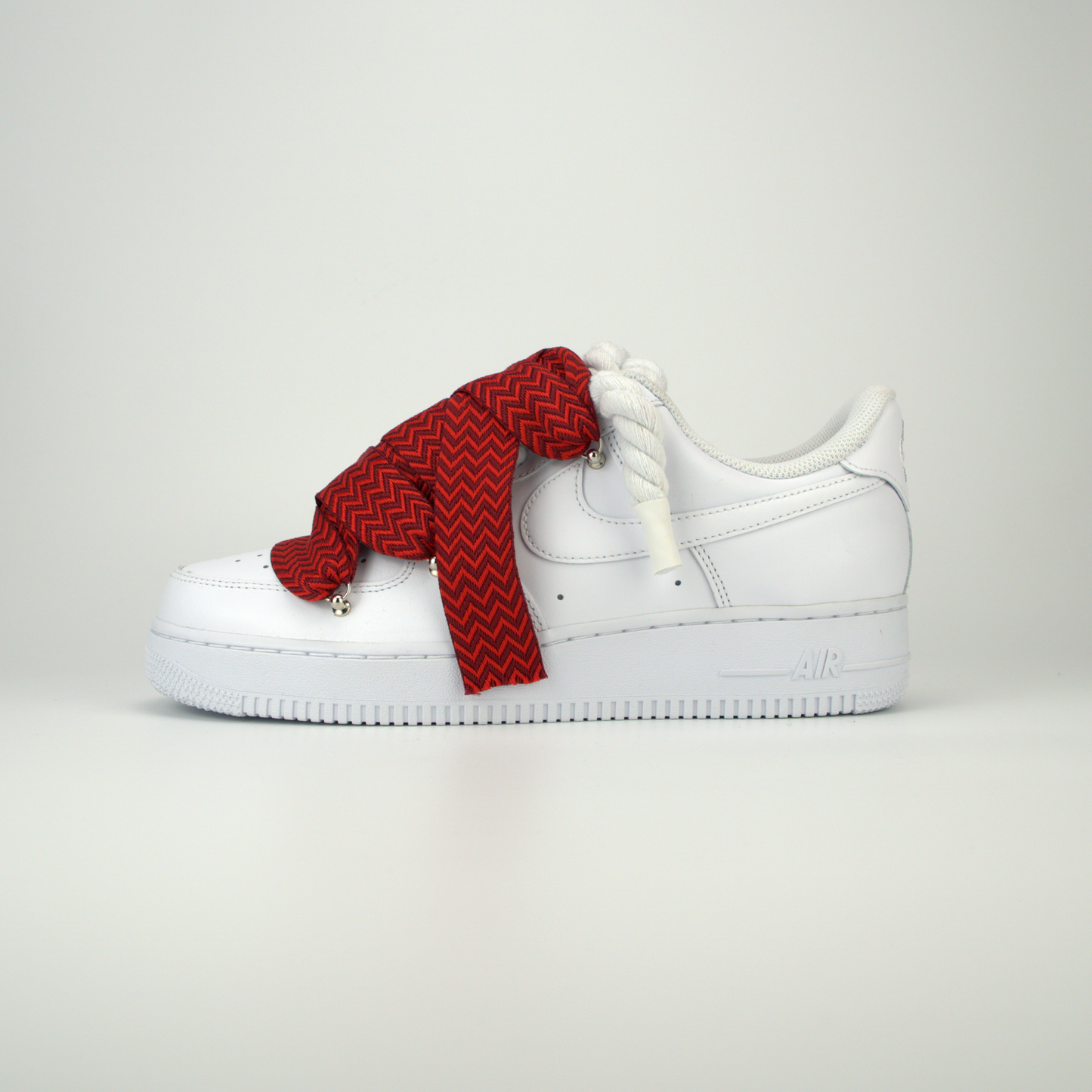 AF1 White | Lanvin Red Rope Forces