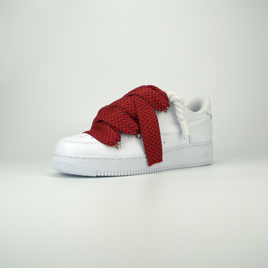 AF1 White | Lanvin Red Rope Forces