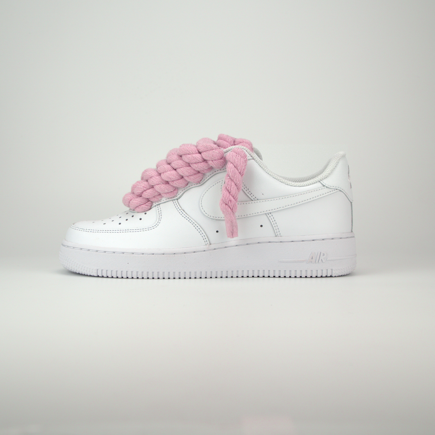 AF1 White | Rope Forces Pink 