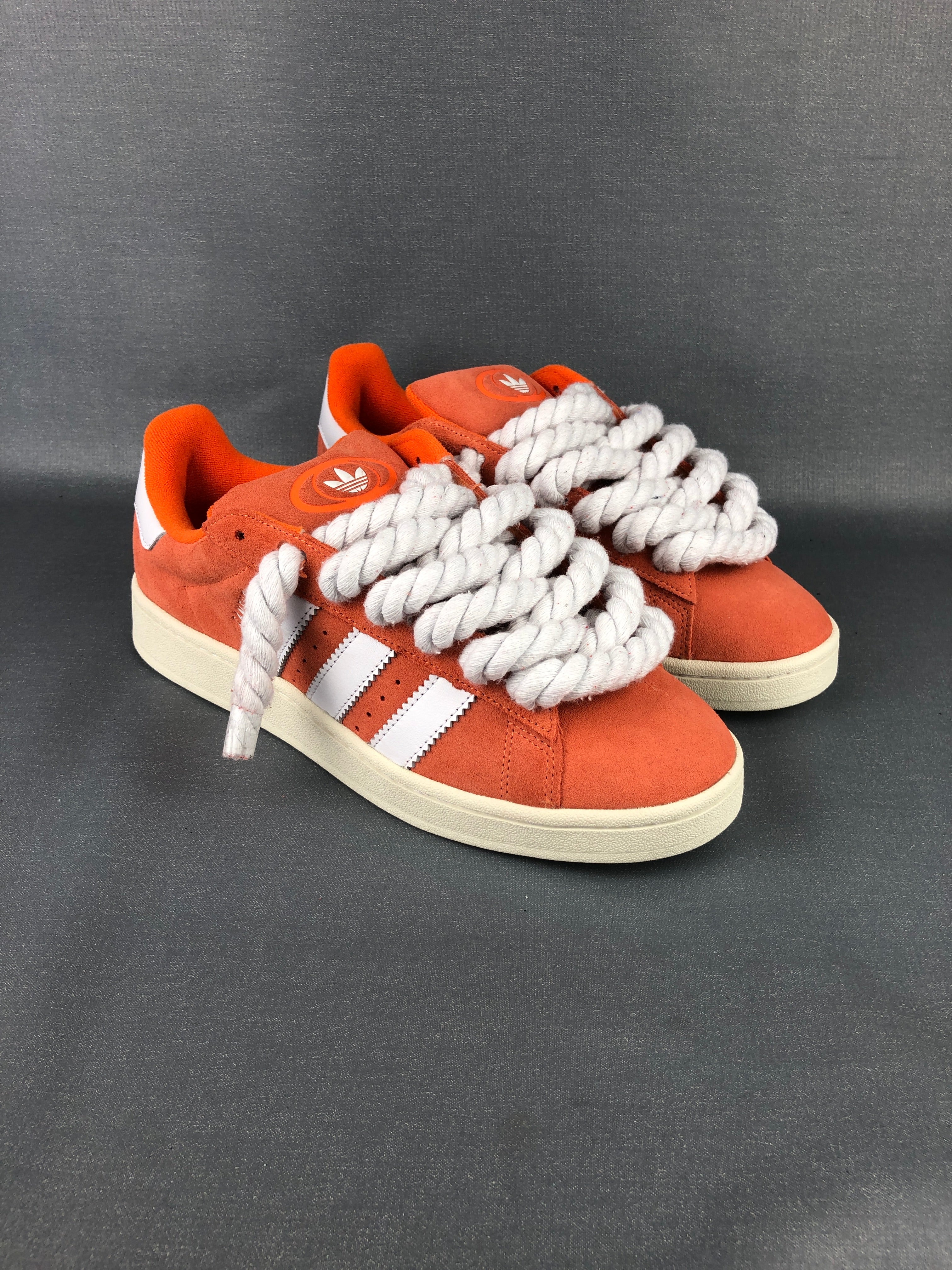 Adidas campus sale white orange