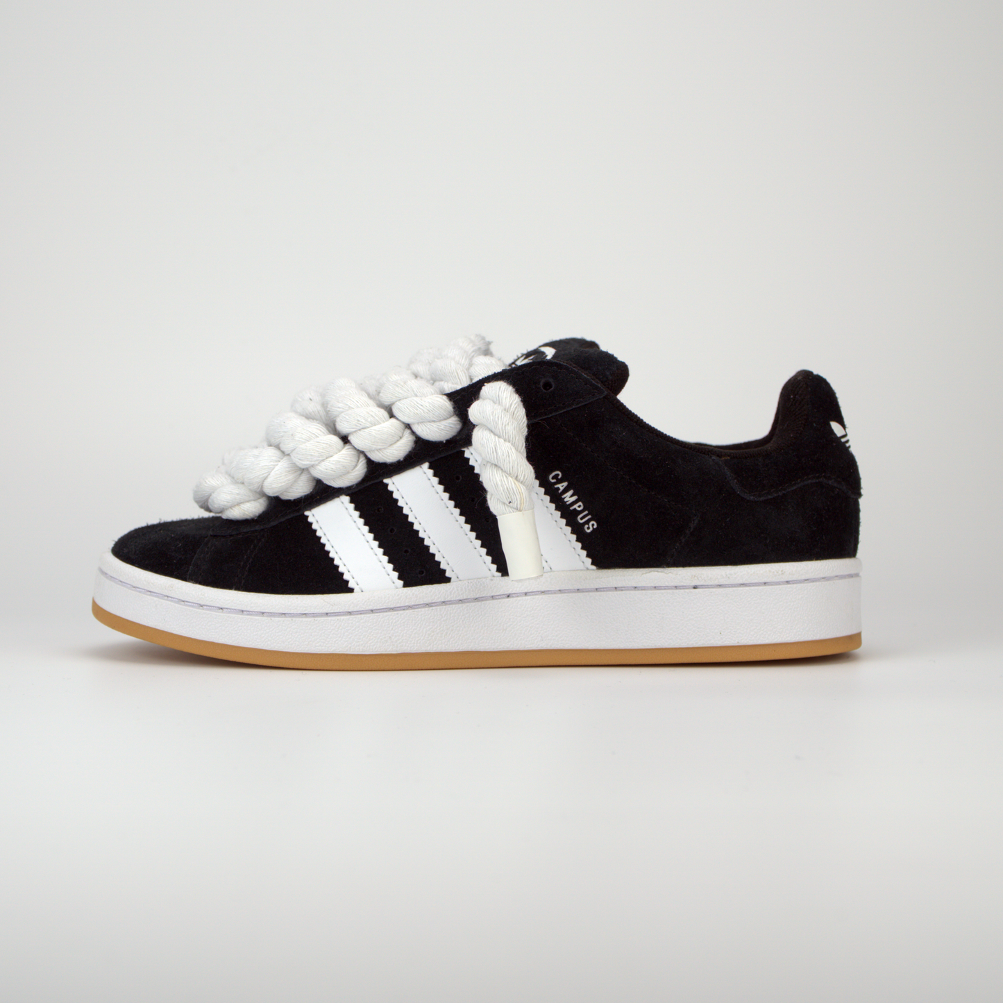 Adidas Campus 00s Noir | Lacets Corde Blanc