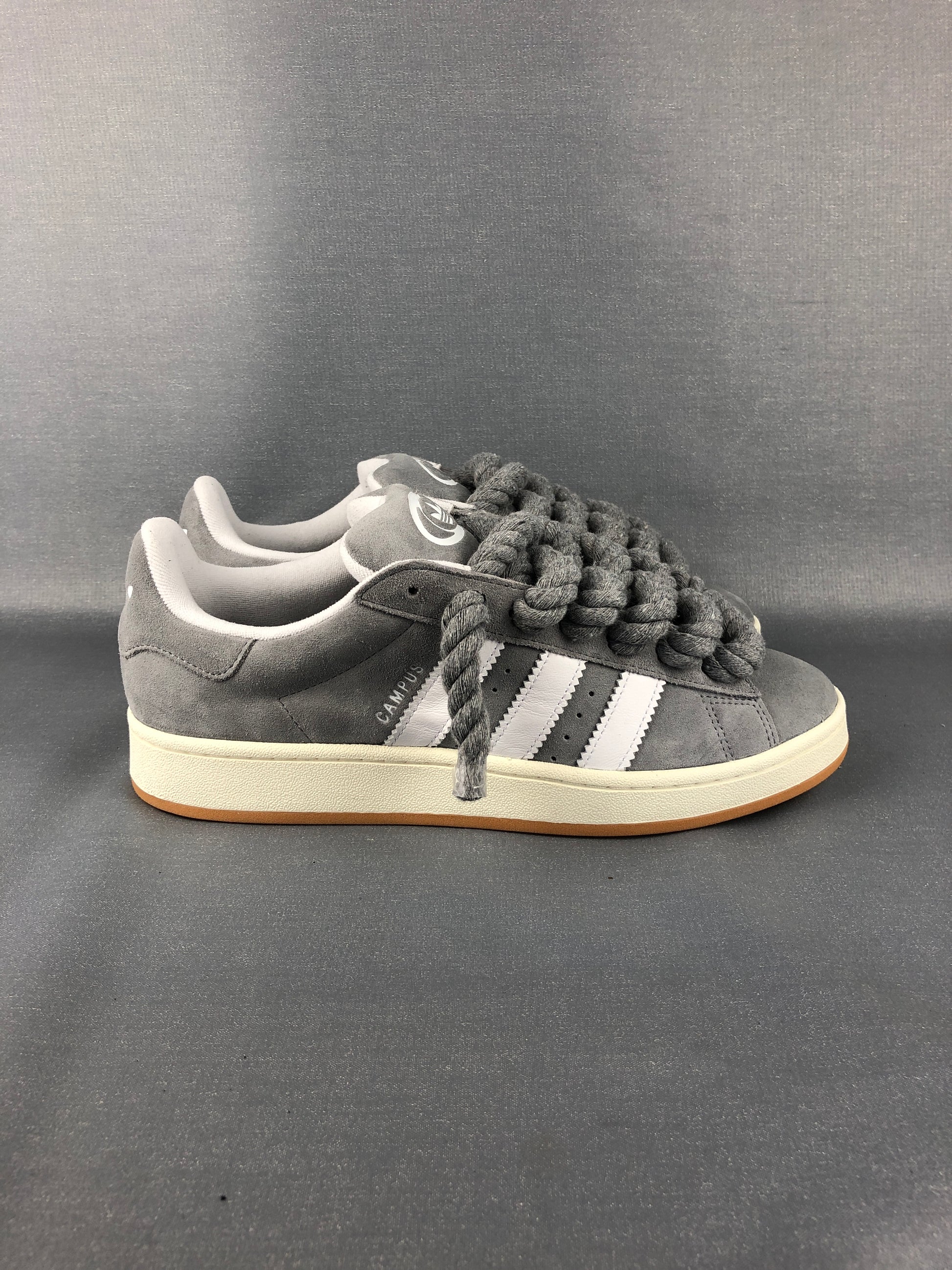 adidas campus 00s rope laces all gray – my.ropez