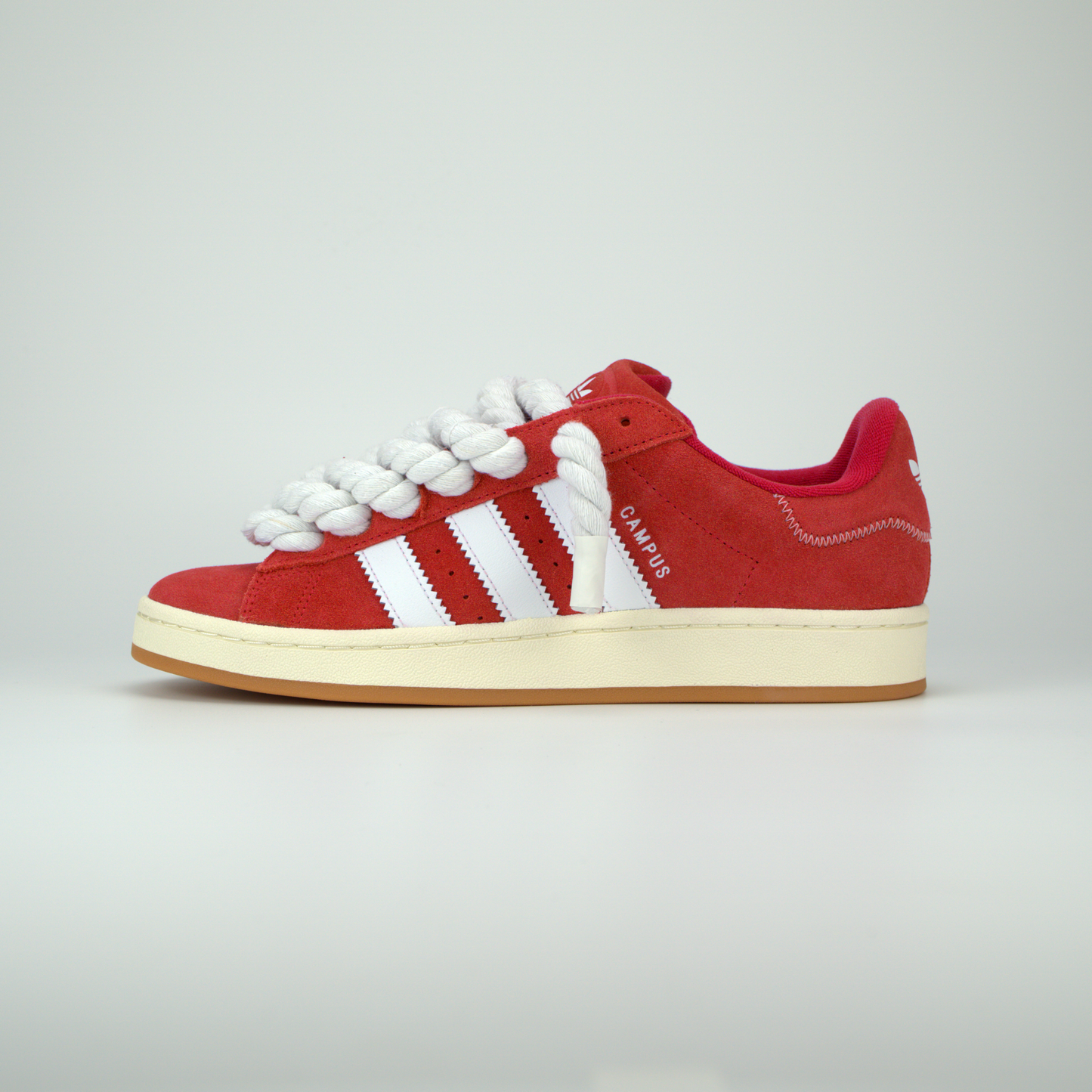 Adidas Campus 00s Rouge | Lacets Corde Blanc