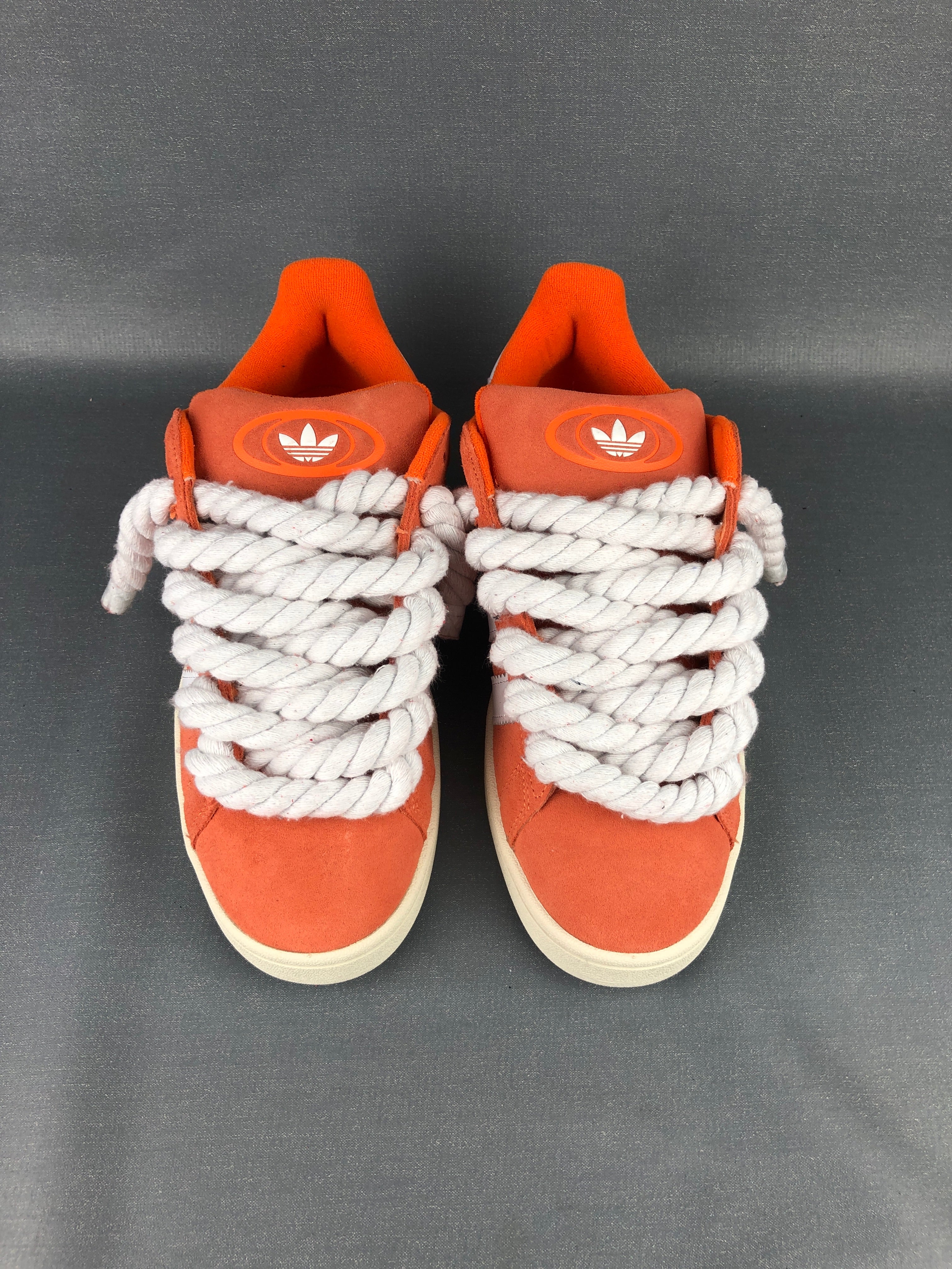 Orange adidas 2025 shoe laces