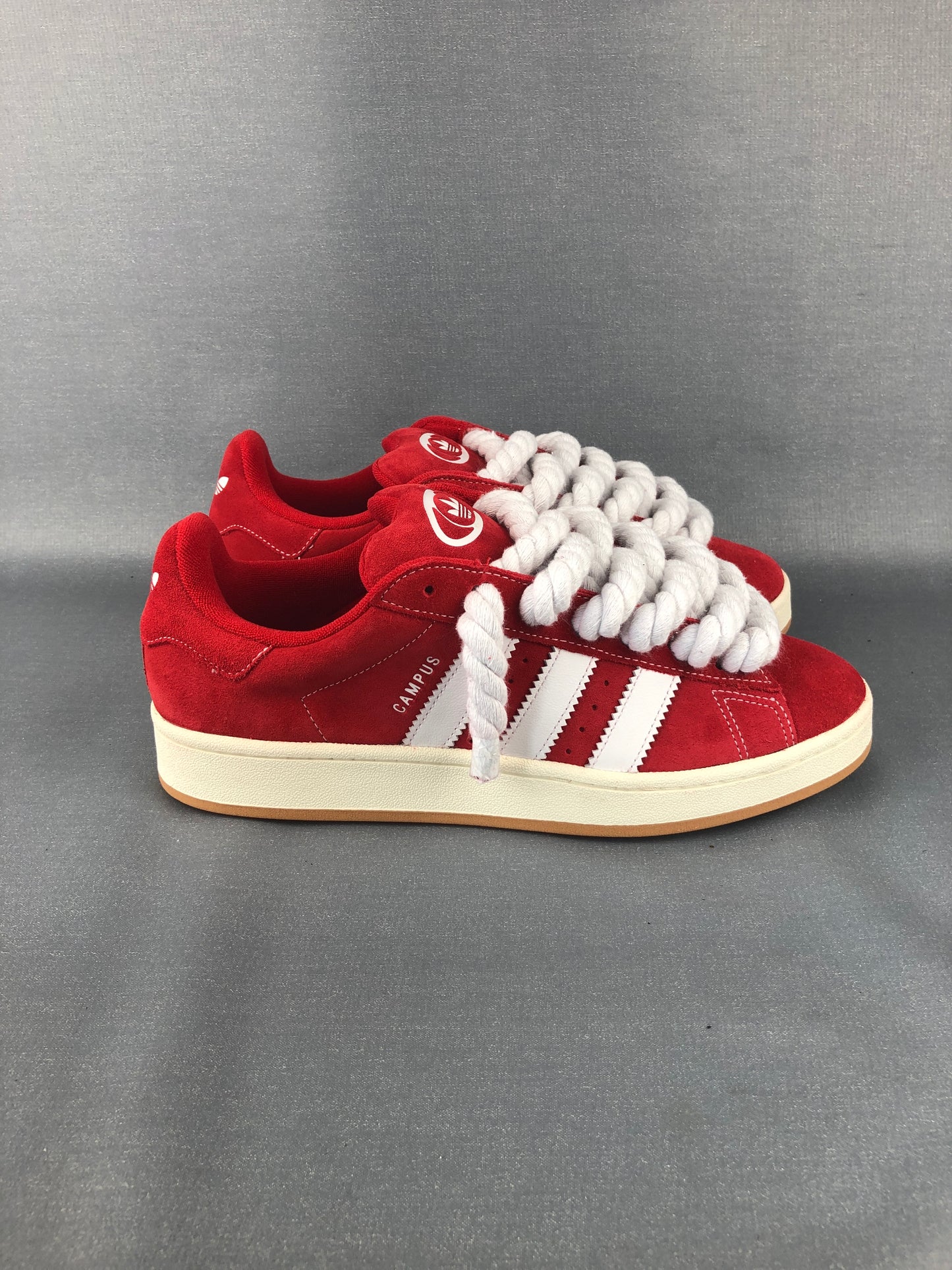 Adidas Campus 00s Rouge | Lacets Corde Blanc