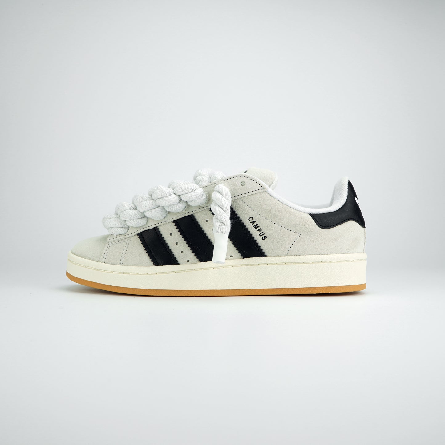 Adidas Campus 00s Gris | Lacets Corde Blanc