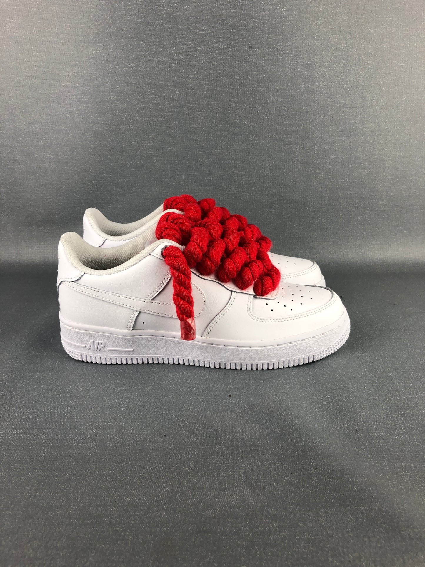 AF1 White | Rope Forces Red 