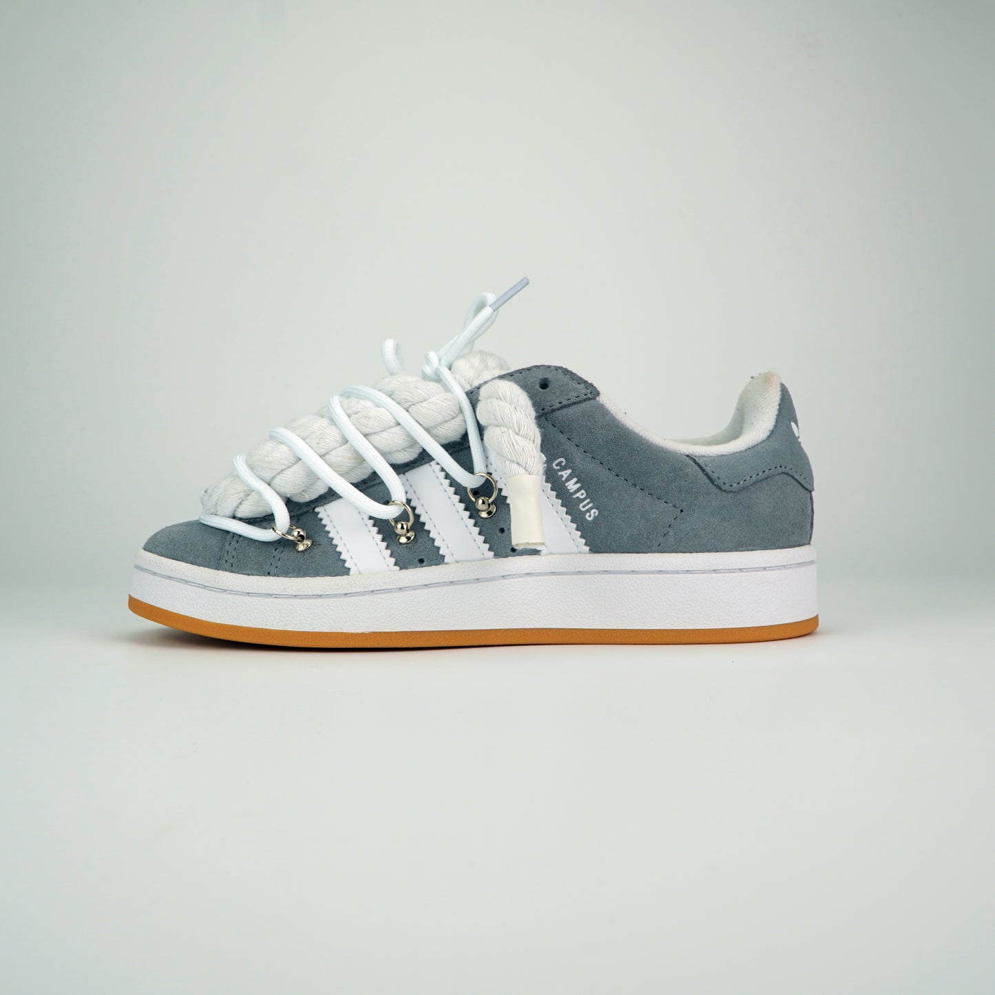 Gray Adidas Campus 00s | Spesh Laces Weiß