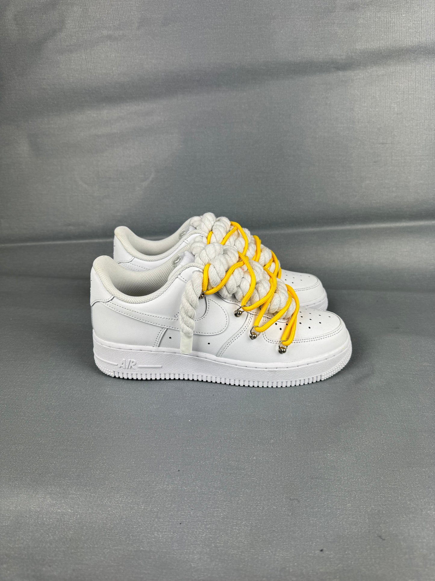 AF1 White | Spesh Laces Yellow