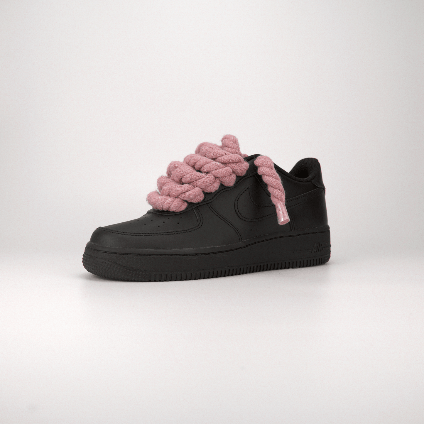 AF1 Noir | Corde Forces Rose