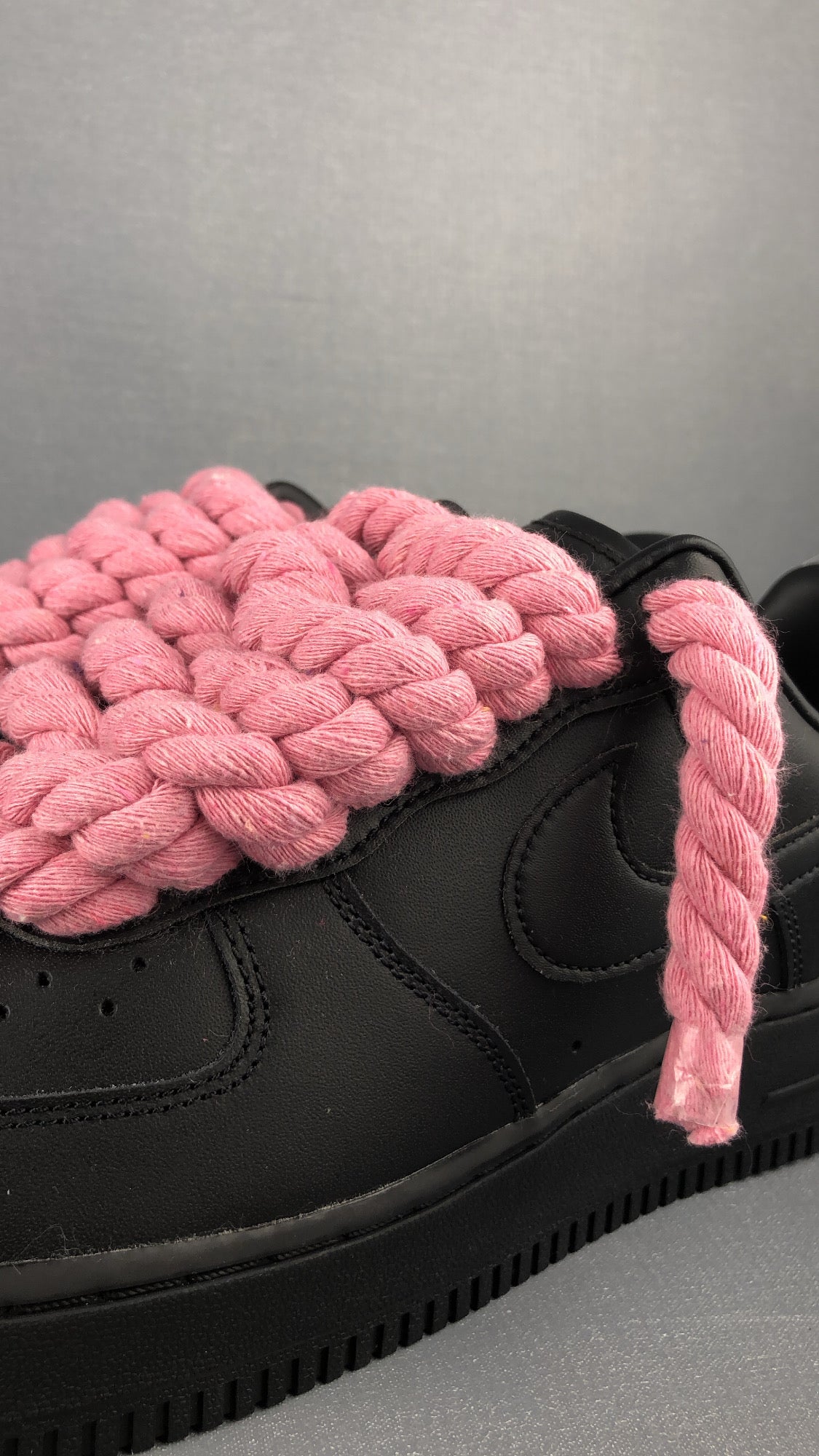 AF1 Black | Rope Forces Pink 