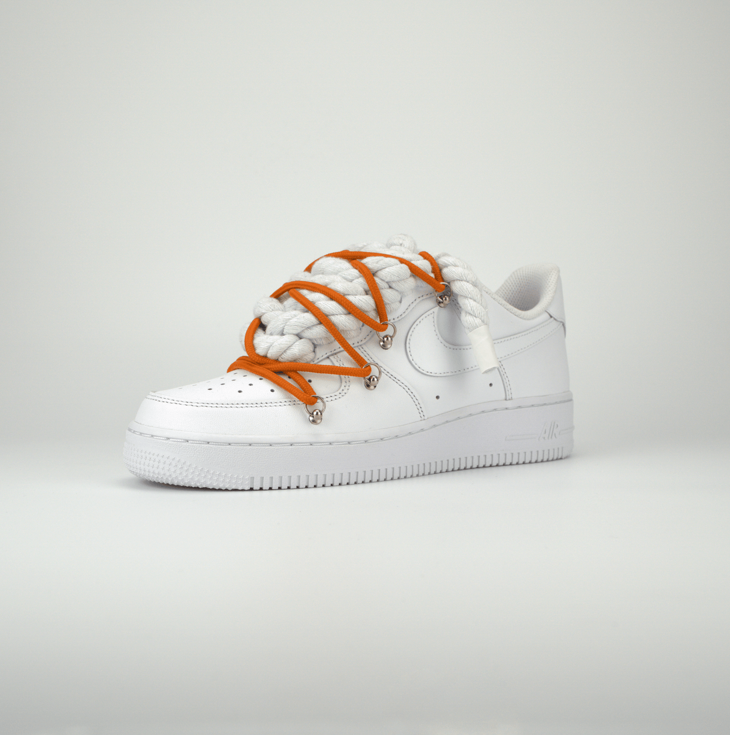 AF1 White | Spesh Laces Orange